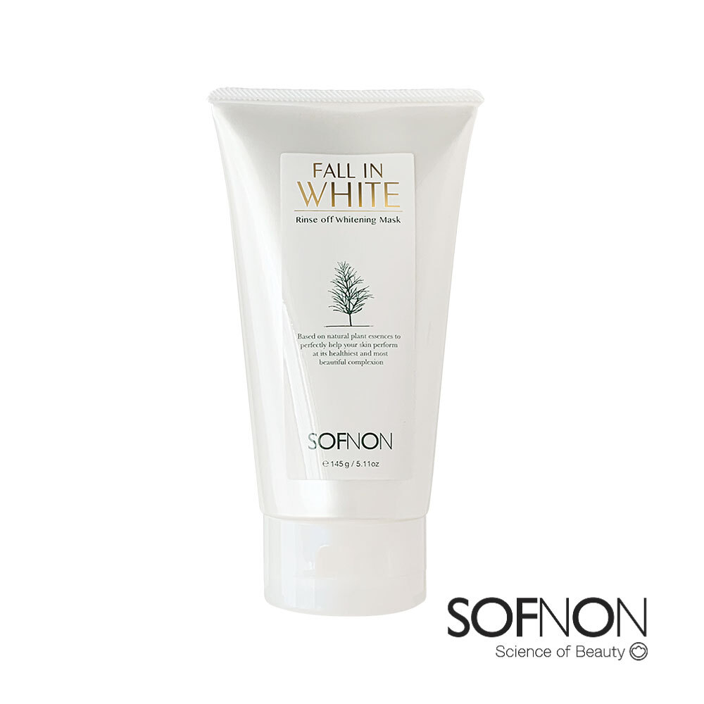 【SOFNON詩芙儂】戀戀白美白衝光面膜145g