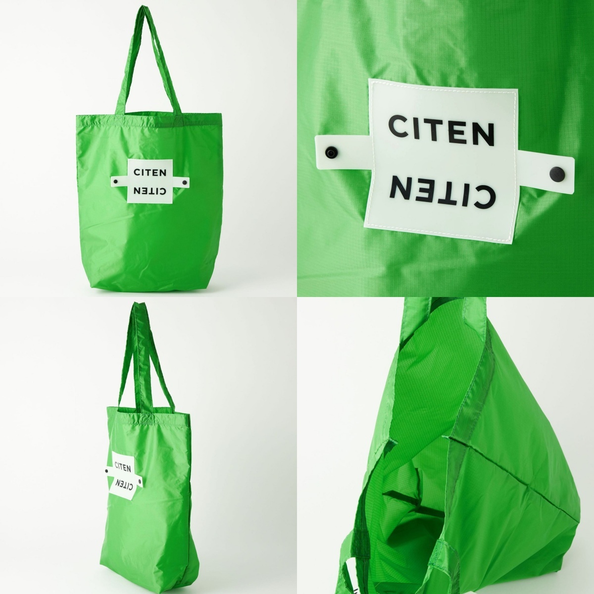 預購┃日本 CITEN 輕薄 捲捲 收納 肩背包 托特包 Roll-Up Snap Tote Bag