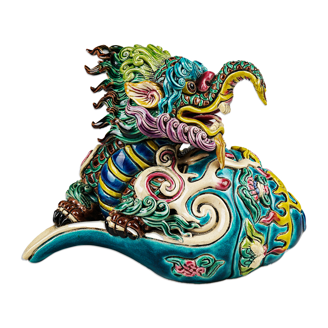 交趾陶｜天螺鱷瑞獸