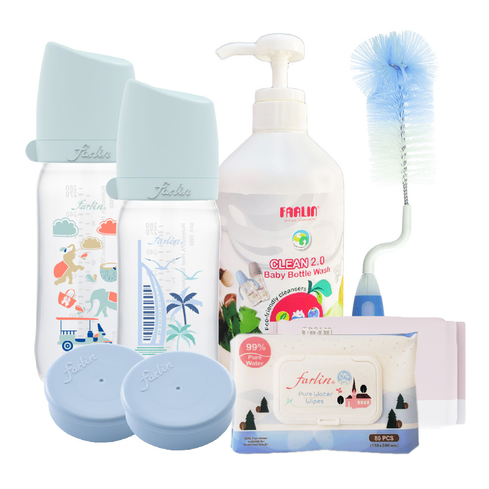 【farlin】城市PA奶瓶清潔7入組-曼谷杜拜款