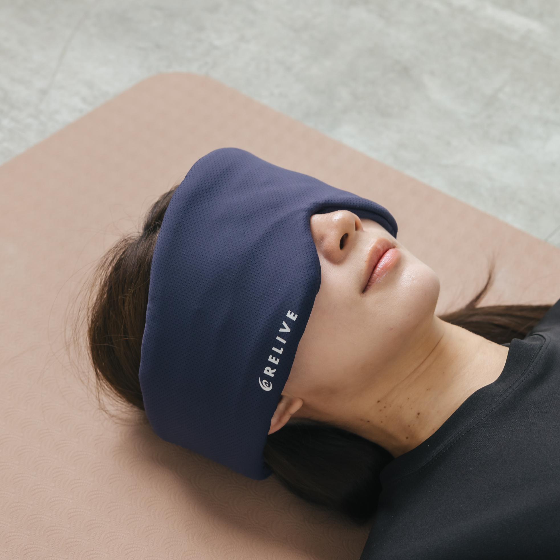 【黑電氣石】舒眠 2in1 眼罩｜透氣網狀