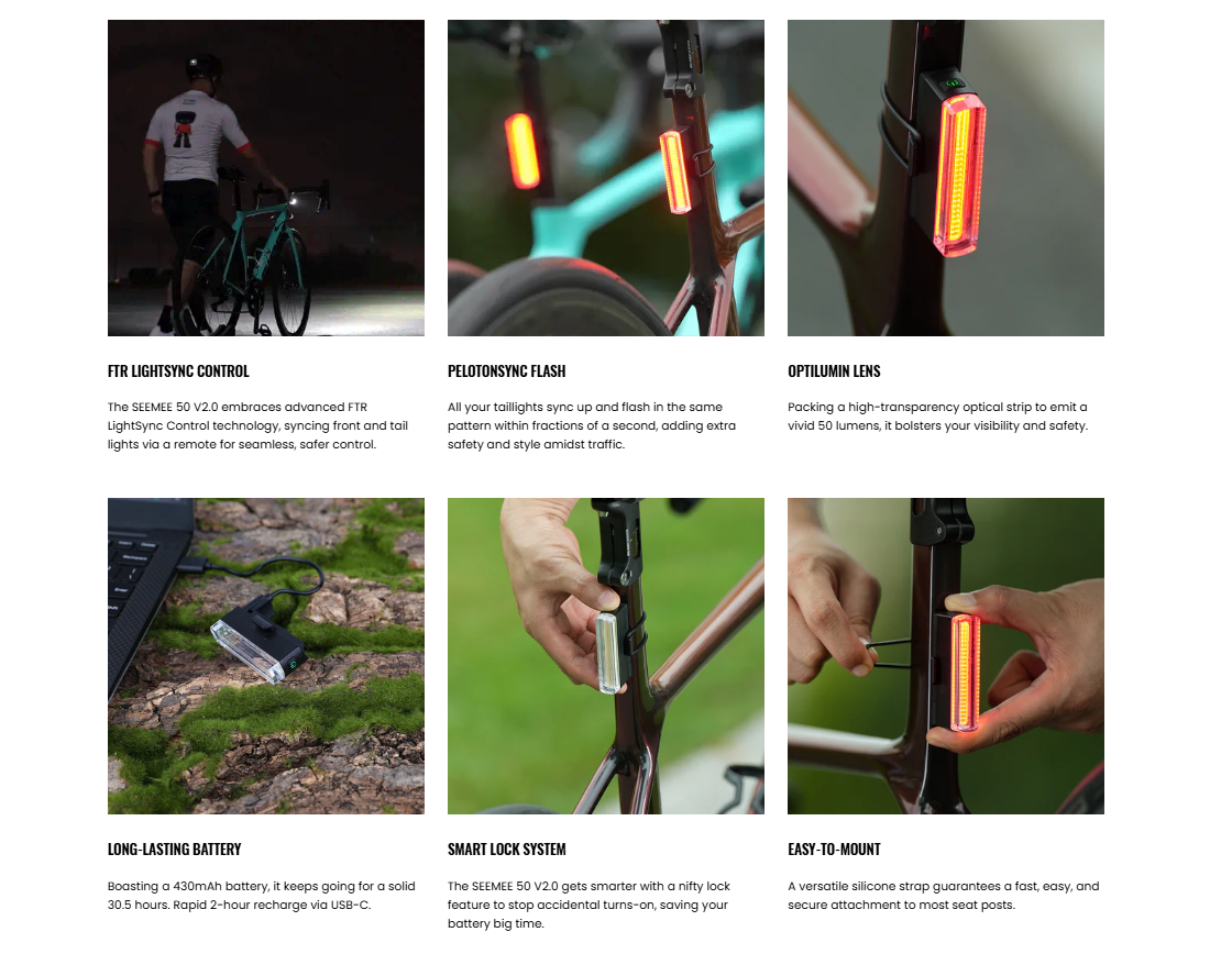 Magicshine SEEMEE 50 V2.0 Smart Tail Light