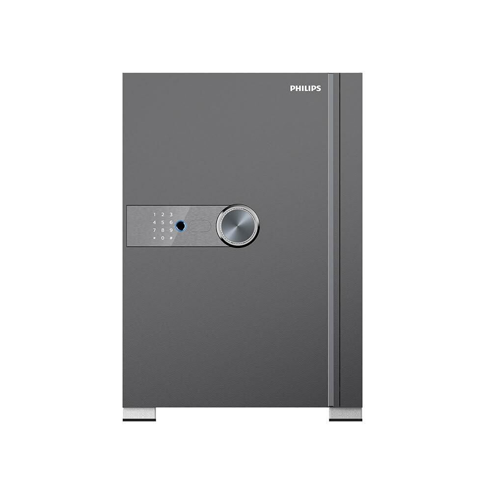 【臺灣公司貨】PHILIPS 飛利浦｜SBX202 保險櫃保險櫃 密碼解鎖 指紋解鎖保險箱 隱藏手把金庫 保管櫃 櫃子 保管箱 多重防護 簡約美型保險箱