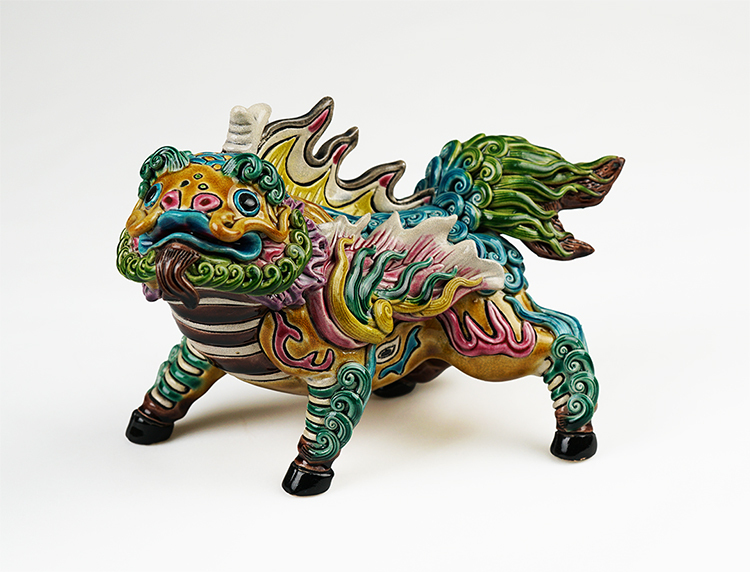 鹿港窯 交趾陶|天鯉天獺