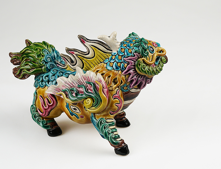 鹿港窯 交趾陶|天鯉天獺