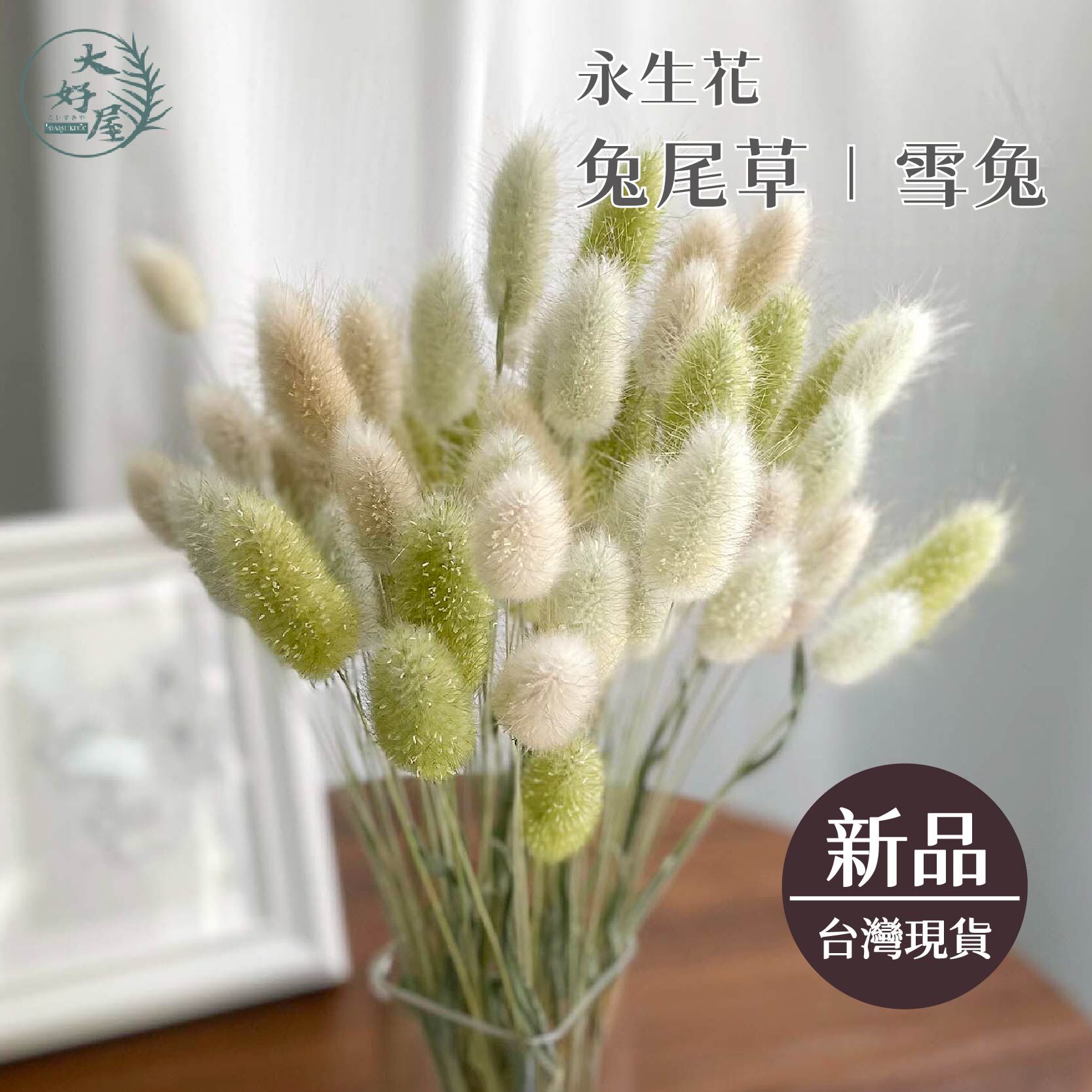 永生雪兔 (30支裝 / 兔尾草)