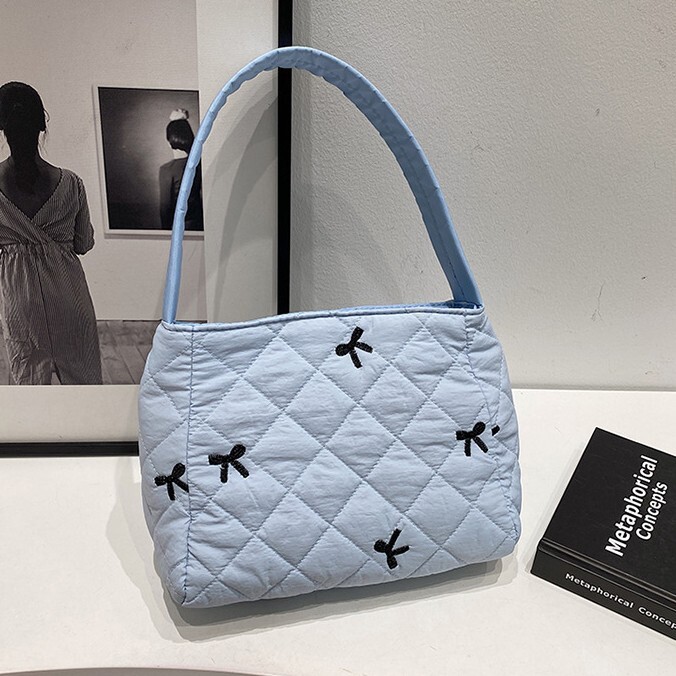 《5985》韓系雲朵蝴蝶結少女手提小包