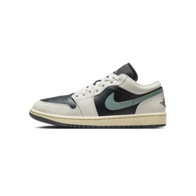 NIKE W AIR JORDAN1 翡翠 黑綠 小倒勾 低筒 休閒鞋DC0774-001