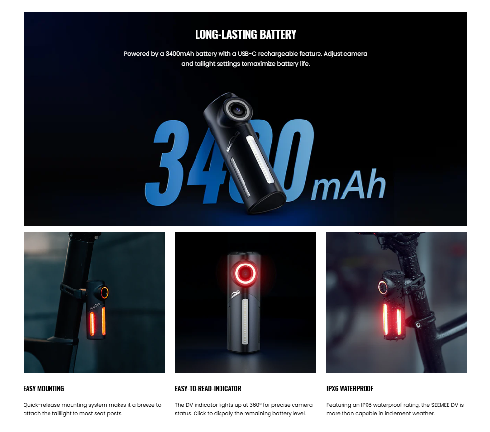 Magicshine SEEMEE DV Camera Taillight