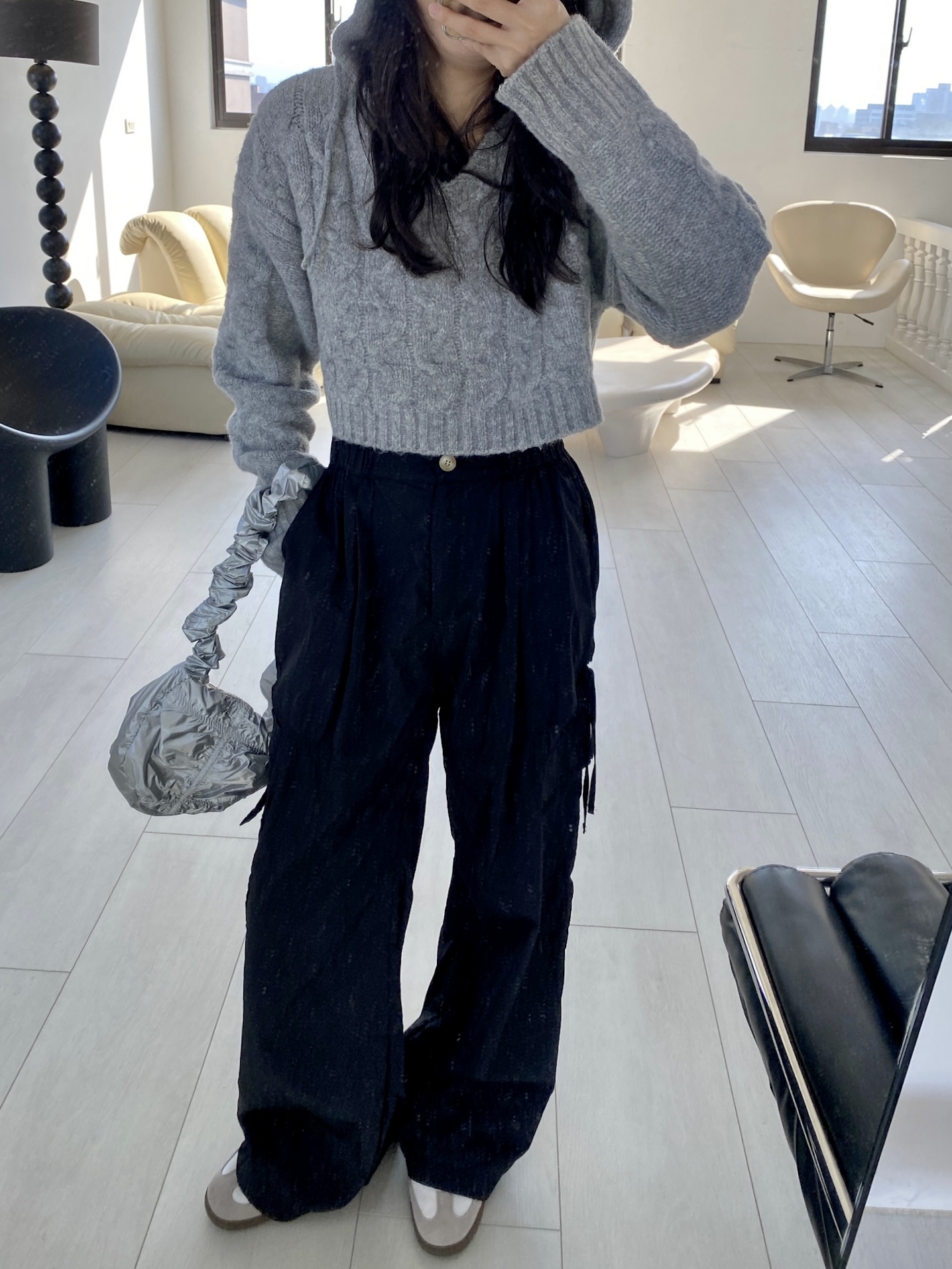 粉嫩系刷刷綁帶蝴蝶結工裝褲