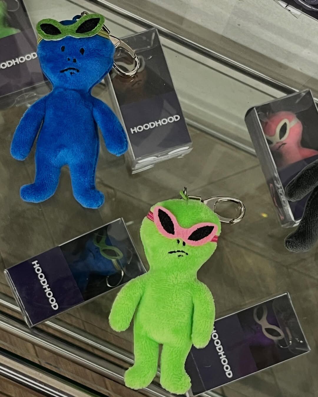 韓國代購HOODHOOD Alien keyring 外星人娃娃鑰匙圈吊飾KARINA