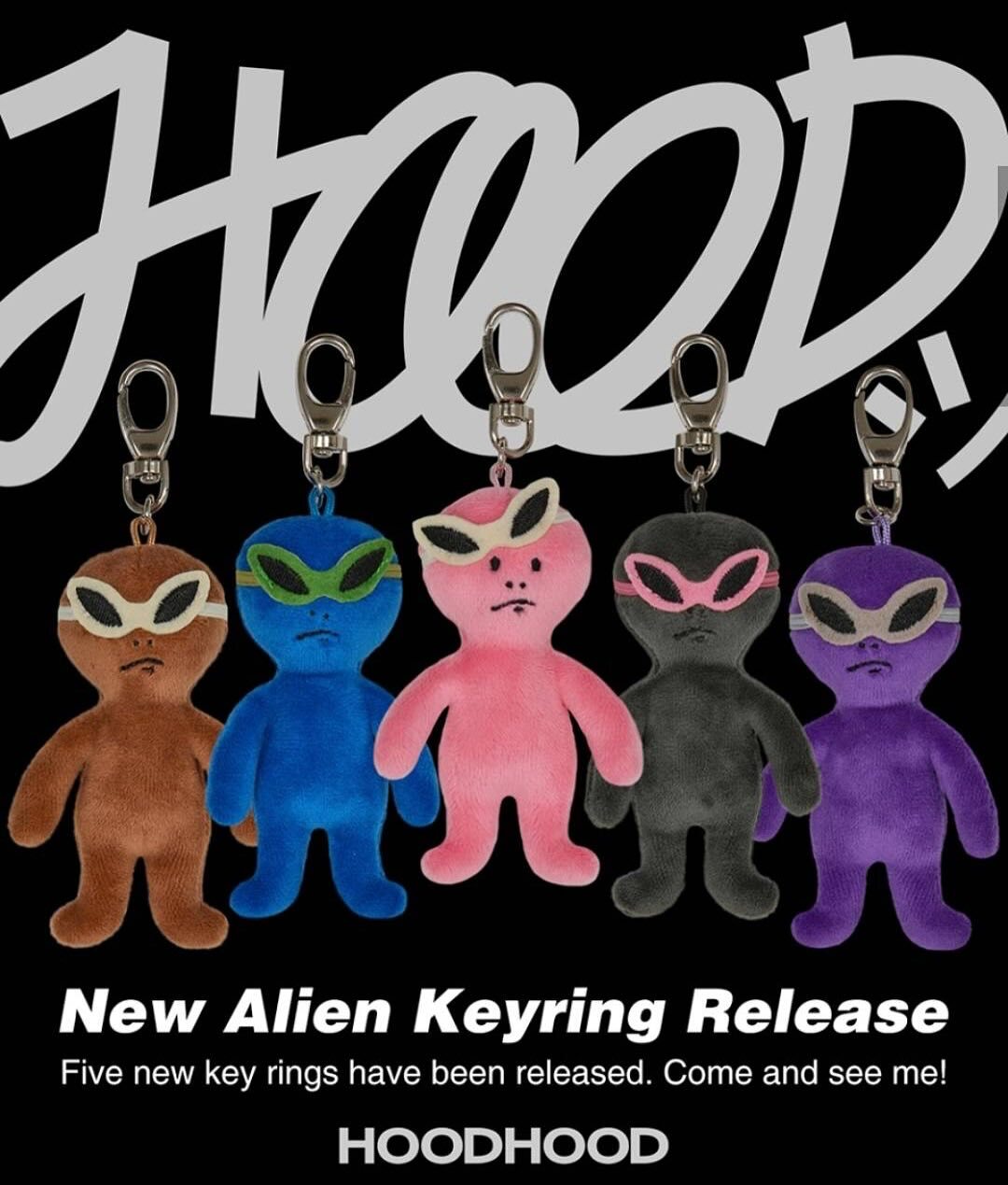現貨 韓國代購 HOODHOOD Alien keyring 外星人 娃娃 鑰匙圈 吊飾 KARINA