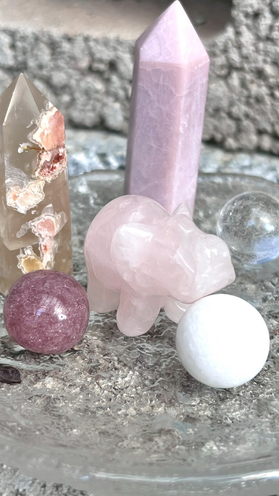 勇敢愛，安心被愛🌸粉水晶大象快閃🐘