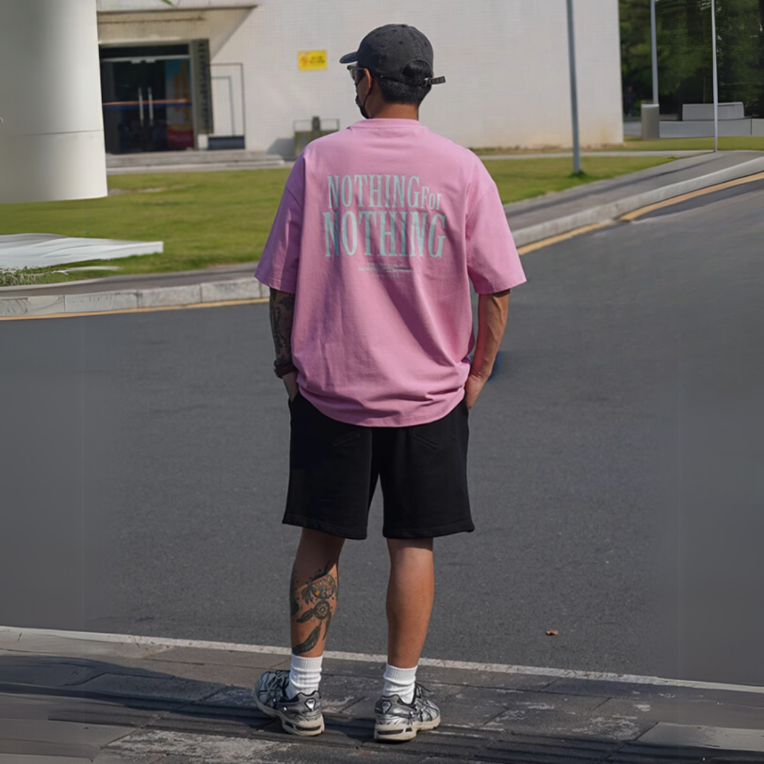 質感燙印字母涼感短袖T恤