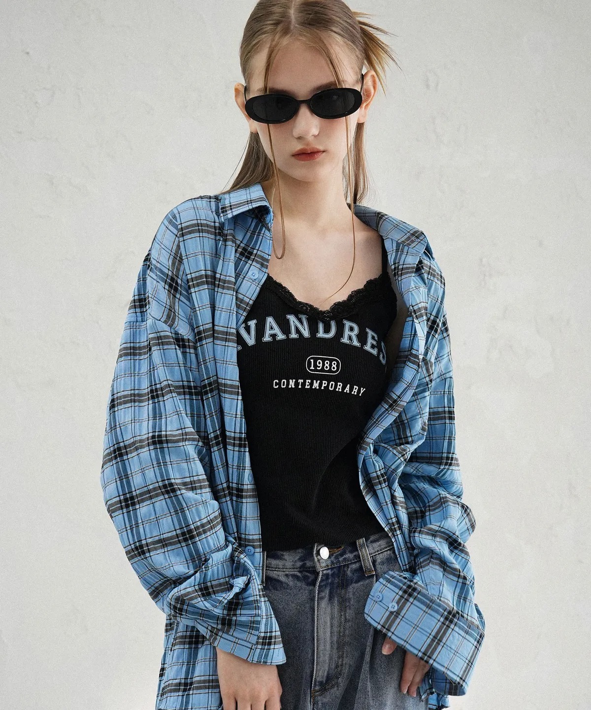 AVANDRESS Legacy Overfit Check Shirt