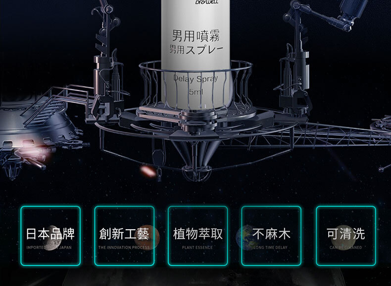 Drywell澀井｜男用遲延噴劑隨身瓶 5ml