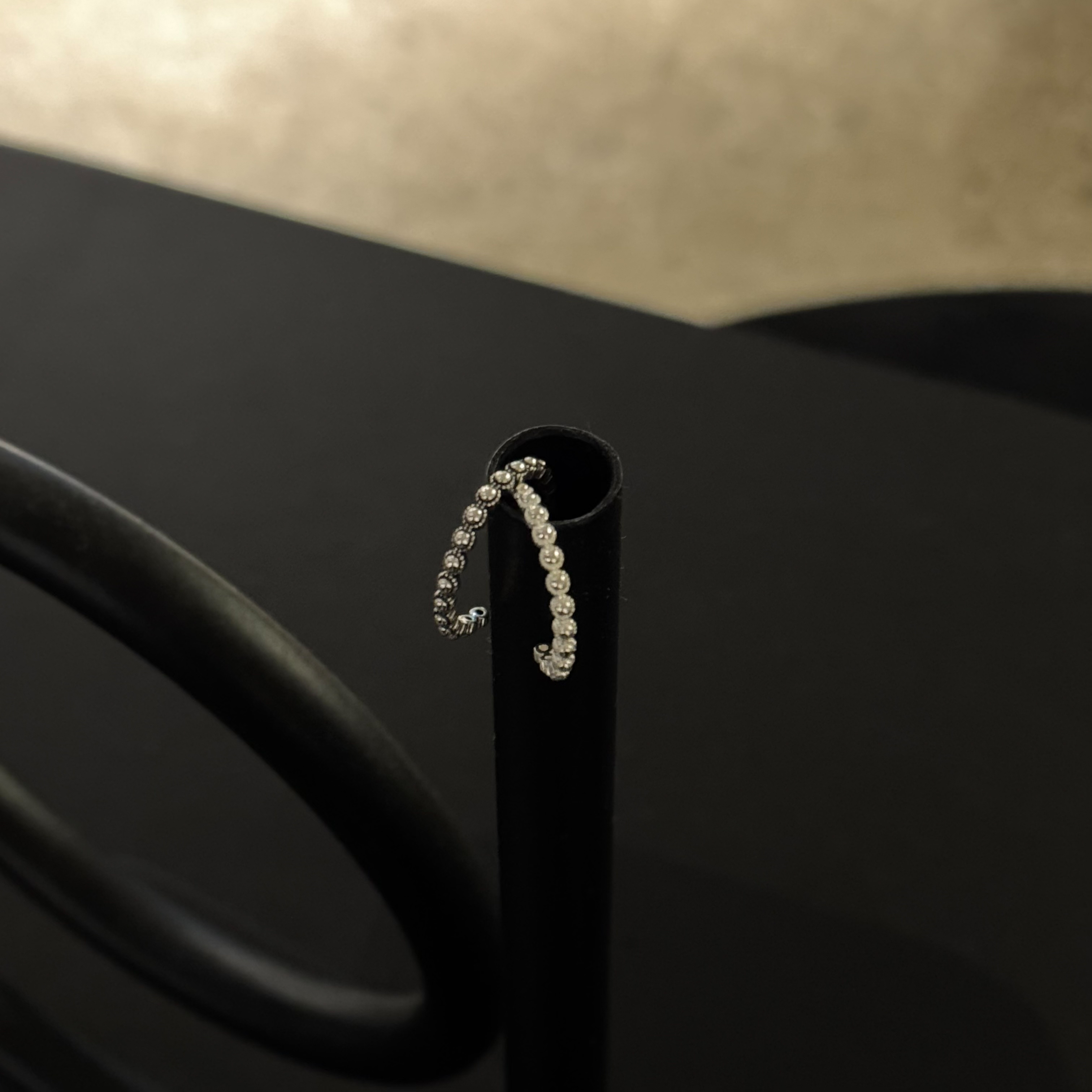 D41純銀小銀珠戒指(純銀/仿舊)