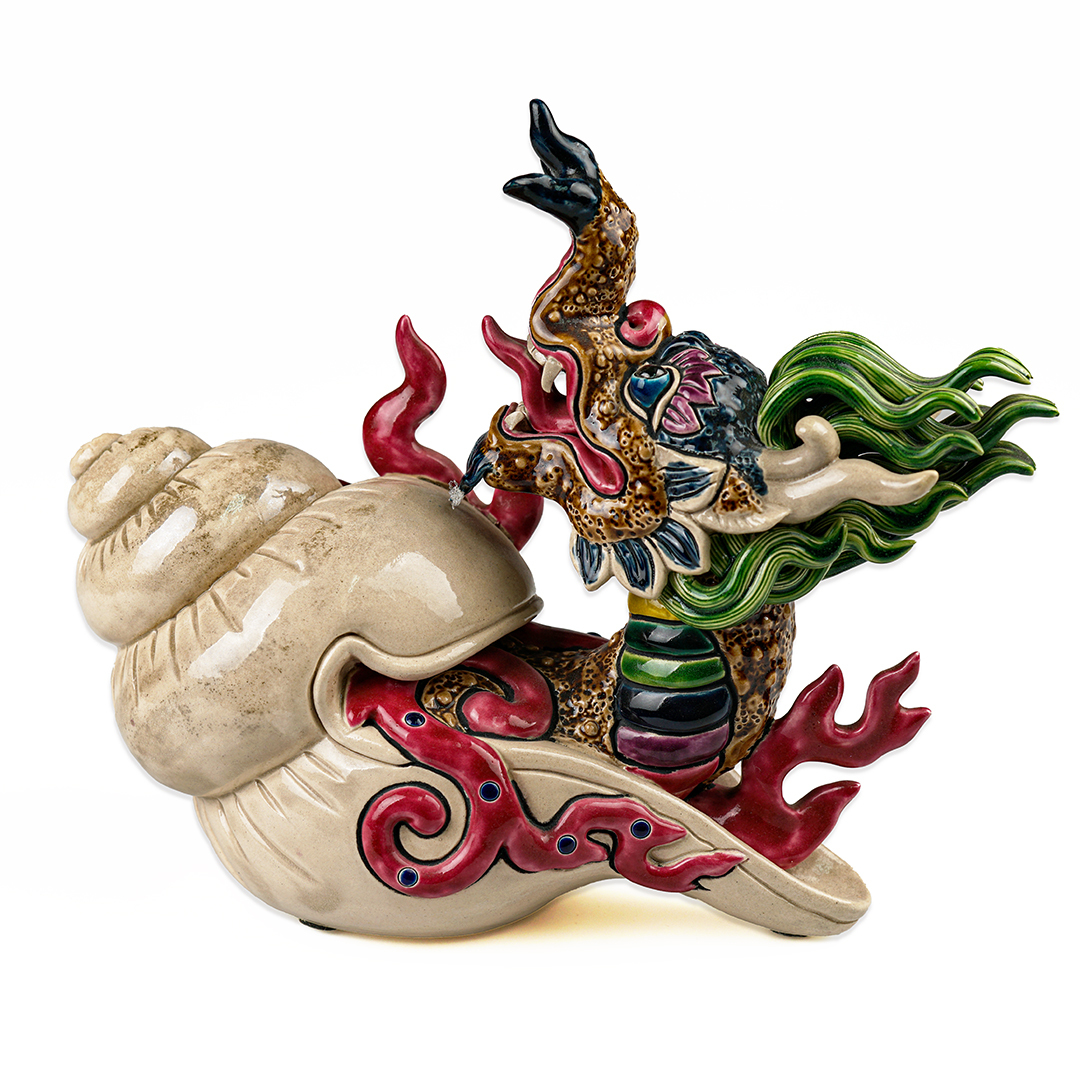 交趾陶｜天螺鱷瑞獸