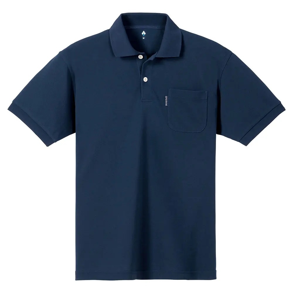 Mont-bell Wickron POLO SHIRT 男款 短袖排汗POLO衫 1114228-DKNV 深海軍藍 [HappyOutdoor]