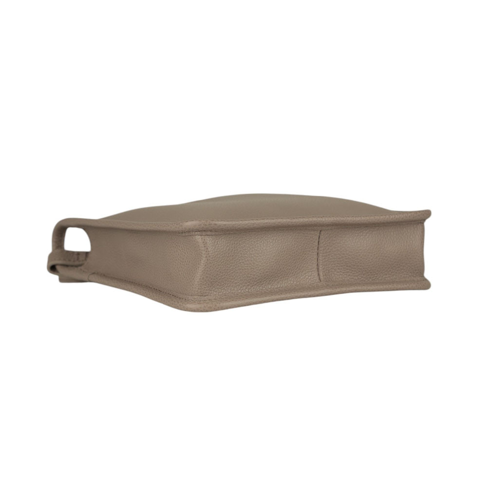 【LONGCHAMP】S號 LE FOULONNE 牛皮方形拉鍊斜背包(斑鳩灰) 10138 021 P55