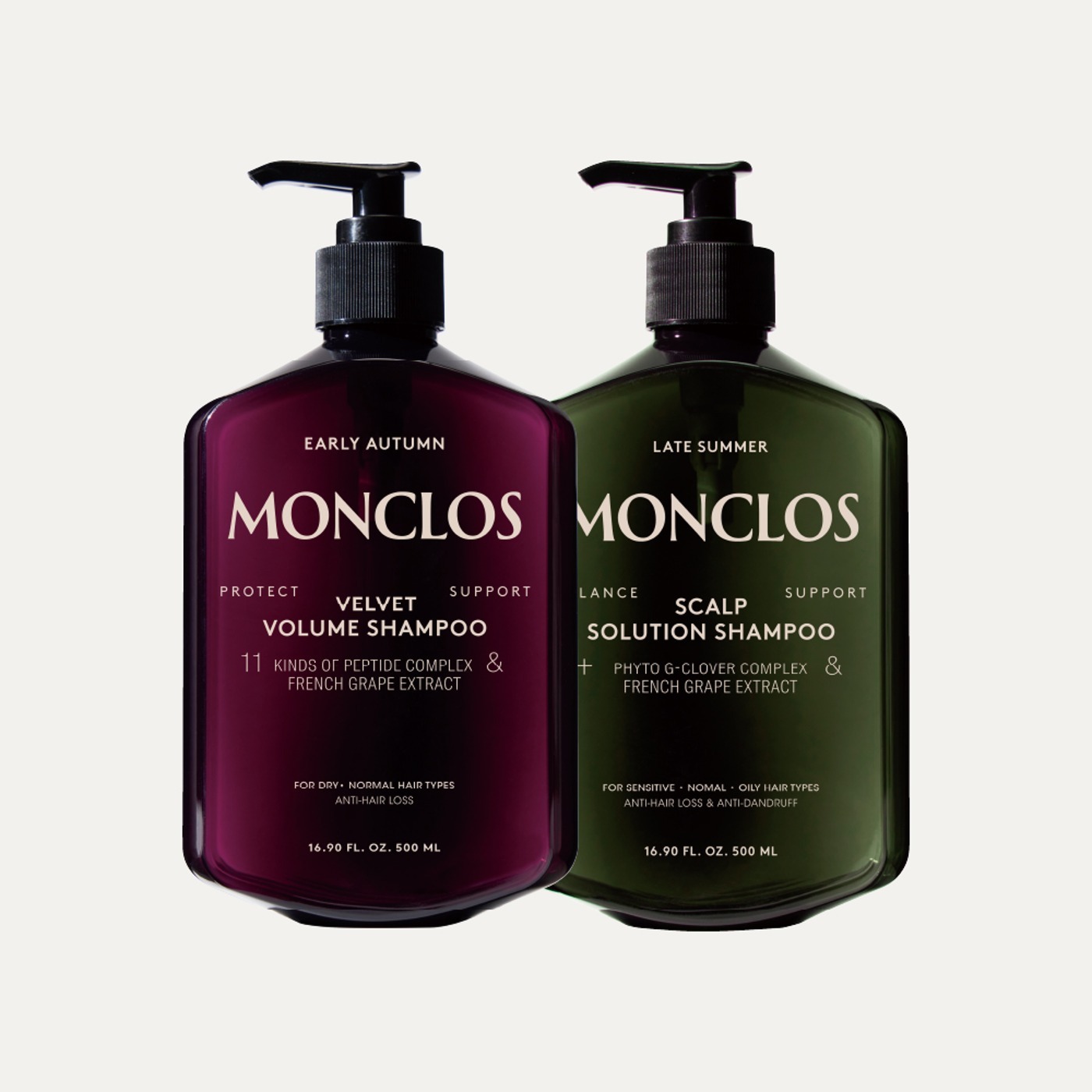MONCLOS Shampoo 2-Pieces Set