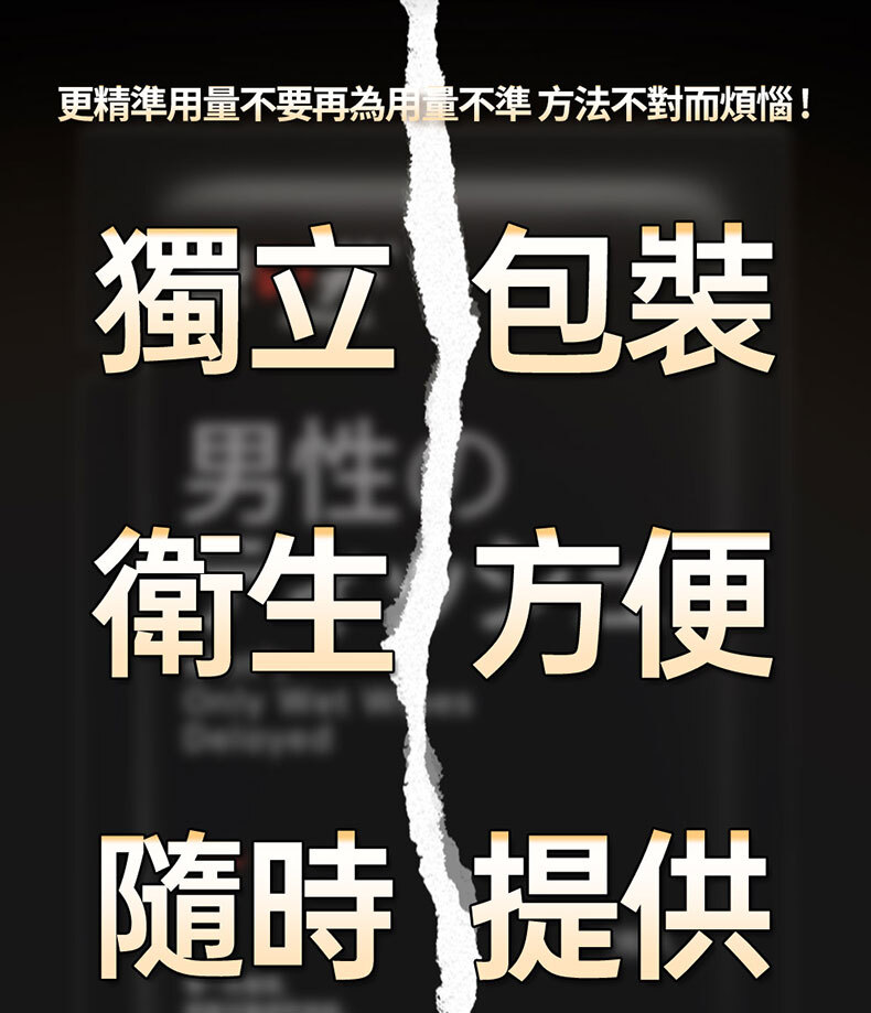 Drywell澀井｜男用控時濕巾