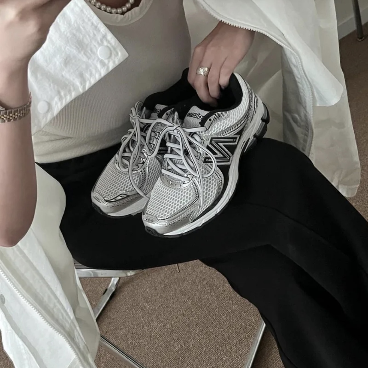 NEW BALANCE 860 白銀配色 黑銀 Y2K 慢跑鞋 紐巴倫 中性鞋款 ML860XD