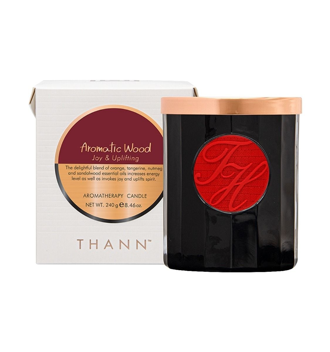 (2979)新包裝- 天然香木芳香蠟燭 240g (新舊包裝顏色隨機發送)