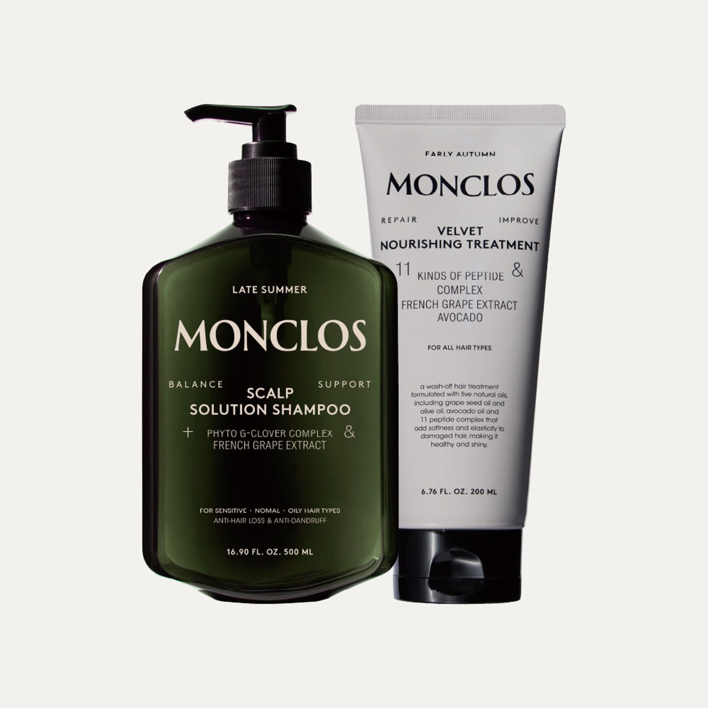 MONCLOS Scalp Shampoo x Treatment Set