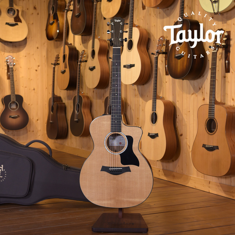 Taylor 214ce Plus 電木吉他 烘焙雲杉面單 玫瑰木底側 TLGF-214-CE-PLUS
