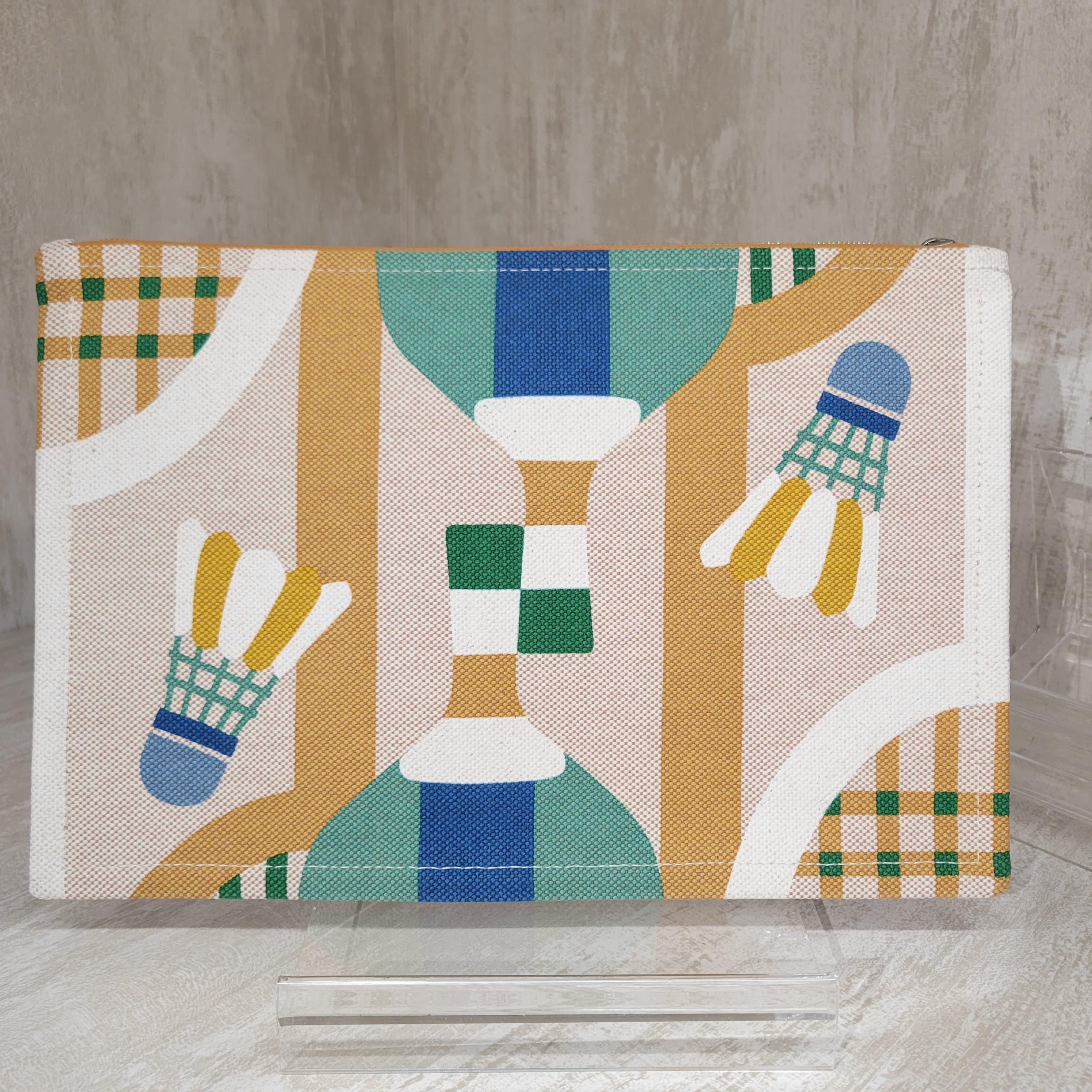 HERMES Case Balles au Bond camel MM 29X19CM