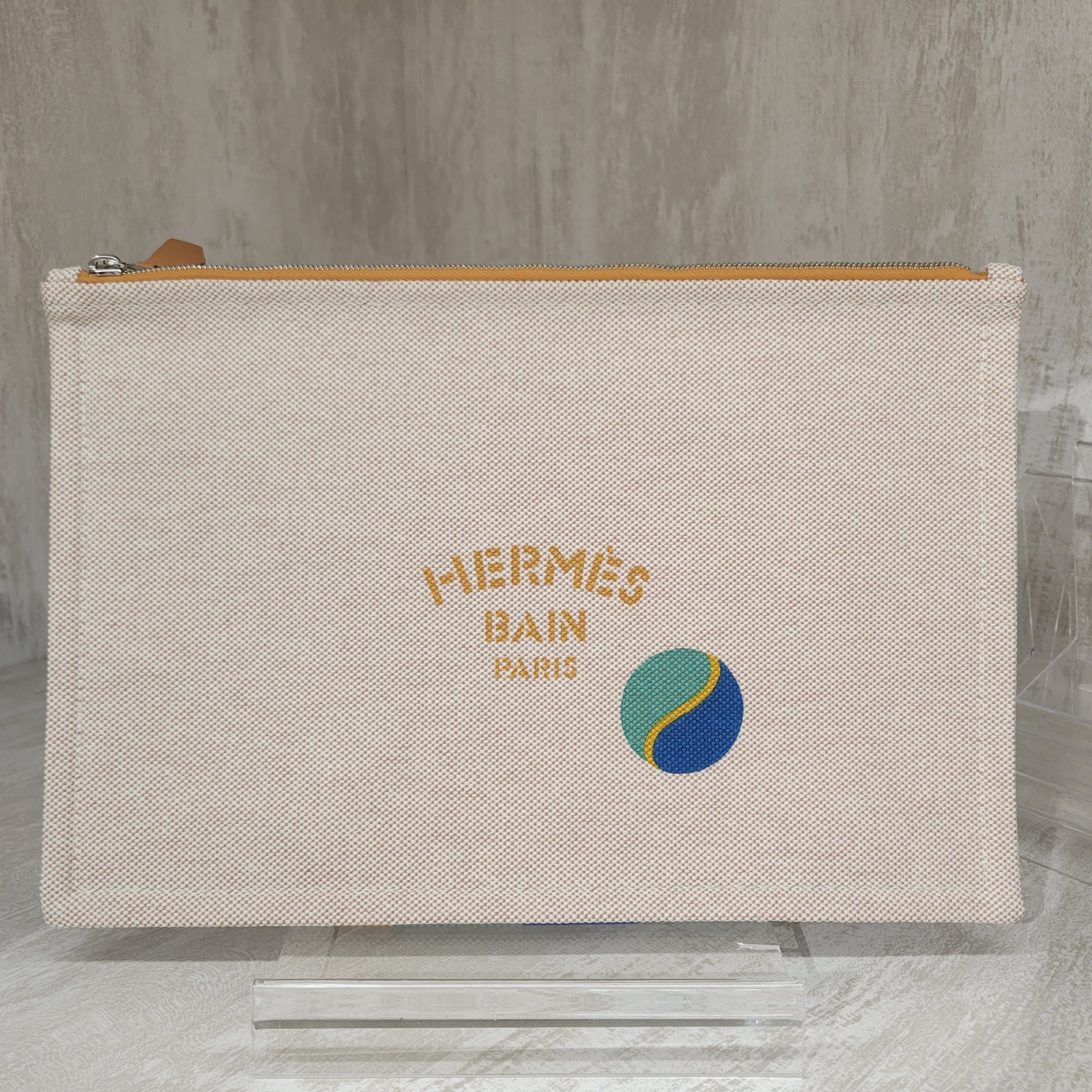 HERMES Case Balles au Bond camel MM 29X19CM