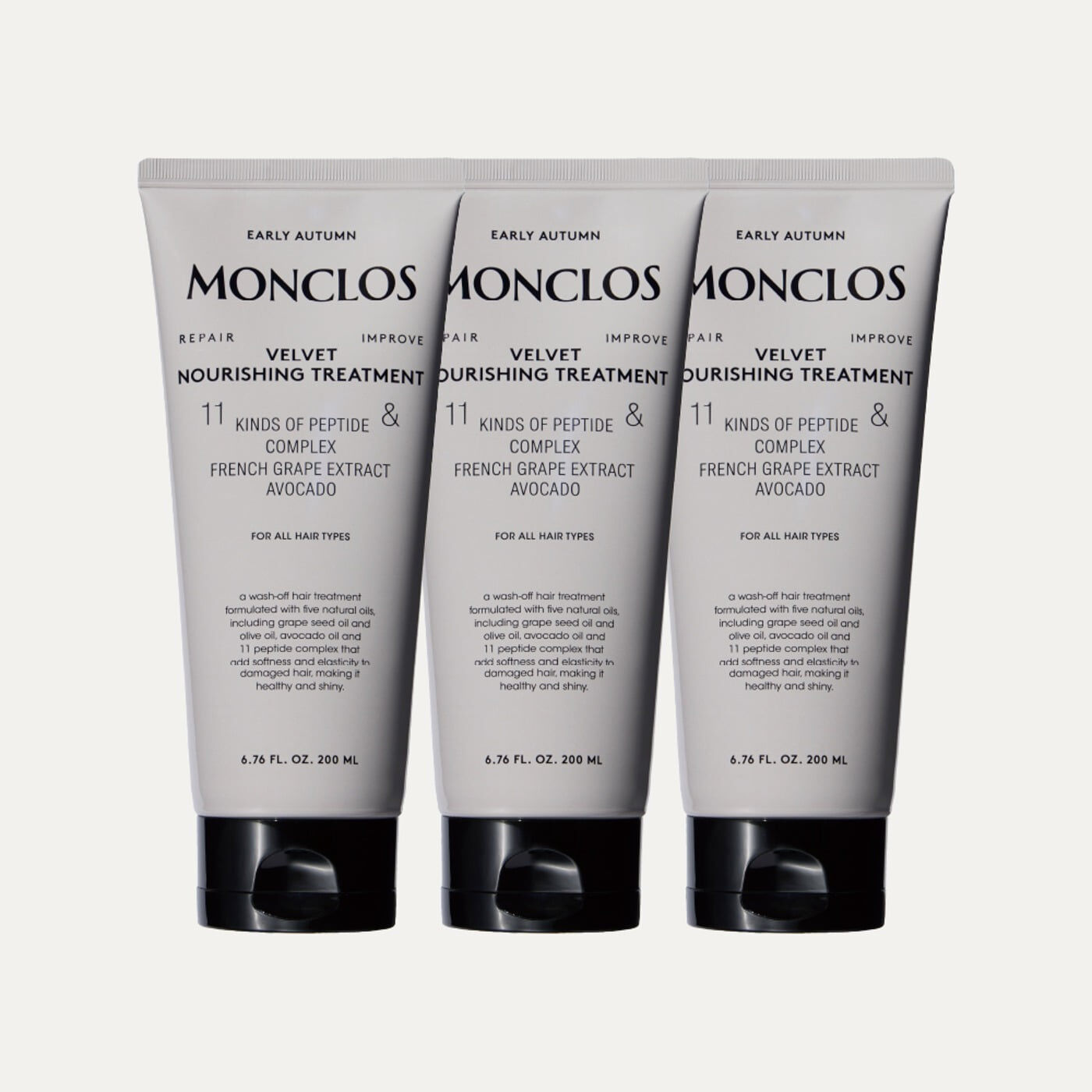 MONCLOS Velvet Nourishing Treatment 200ml [Official Triple Planning Set]