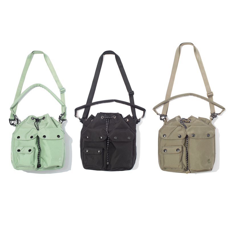 <特價6折不退換> F/CE. 420 re/cor TACTICAL 2WAY DRAWSTRING 防潑水 側背包 手提包 隨身小包【F34251B0002】schbag