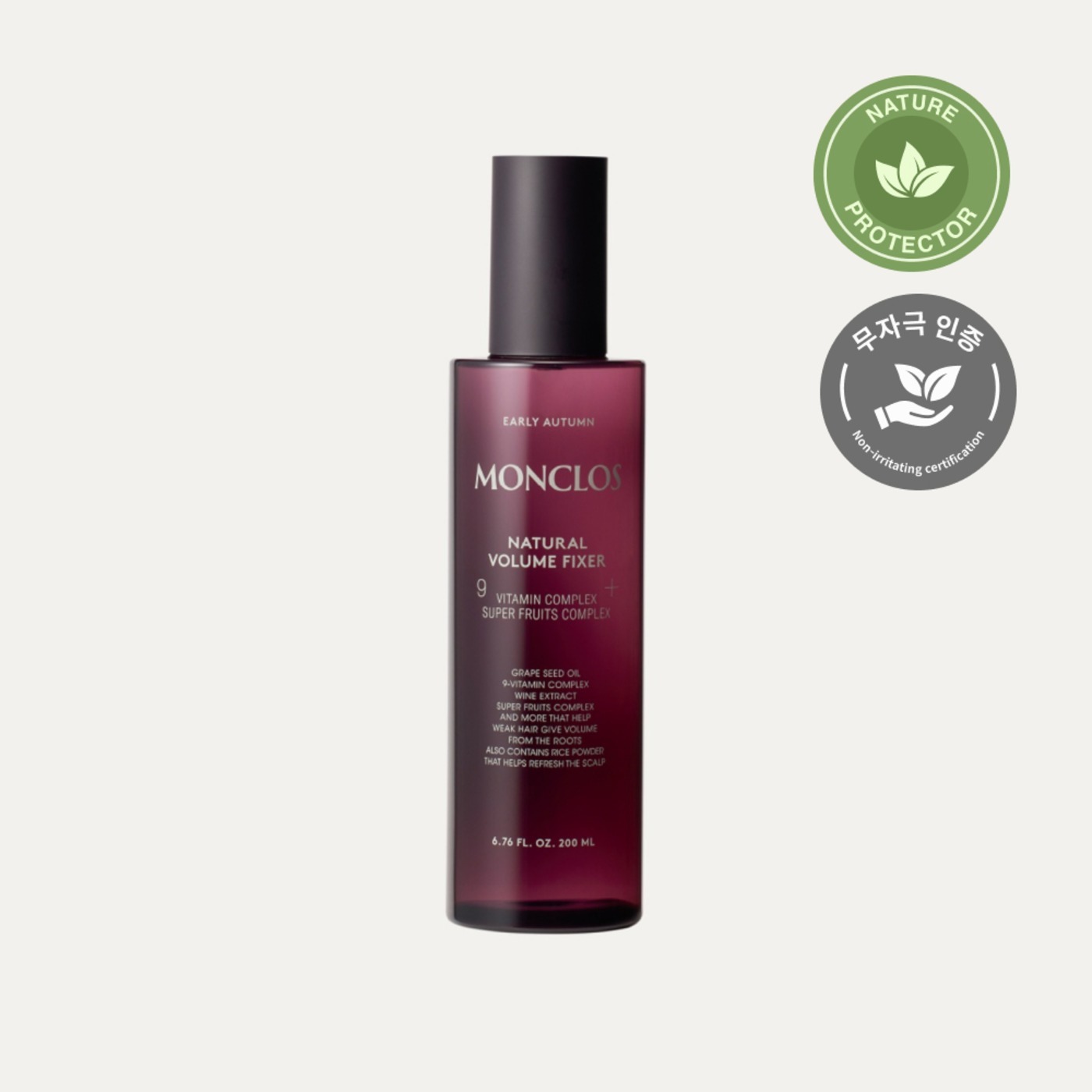 MONCLOS Natural Volume Fixer 200ml