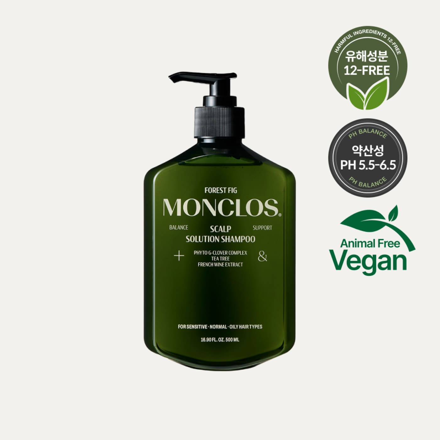 MONCLOS Scalp Solution Shampoo 500ml