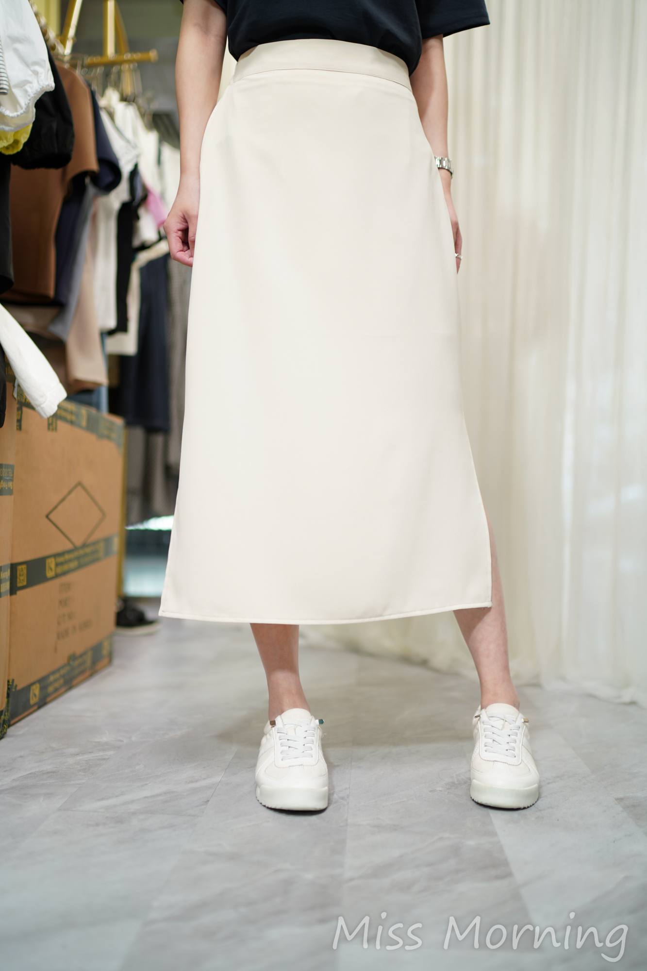 💫👚限量搶搶搶🫧🫧好好手感實色雪紡裙👚💕