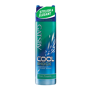 Gatsby 蓋茨比凍感香體止汗噴霧（175ml）（魅力酷藍 / 爽朗海洋 / 草木 / 青檸 / 水晶麝香）