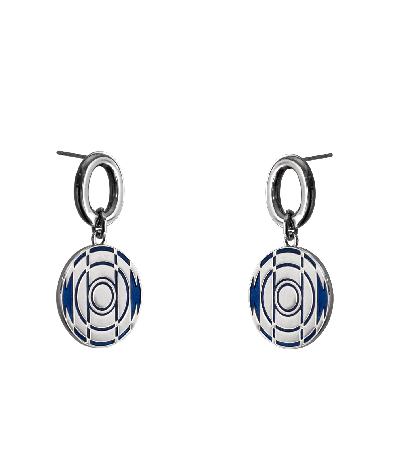 RECOVERY 出神圖騰耳環 亮銀色