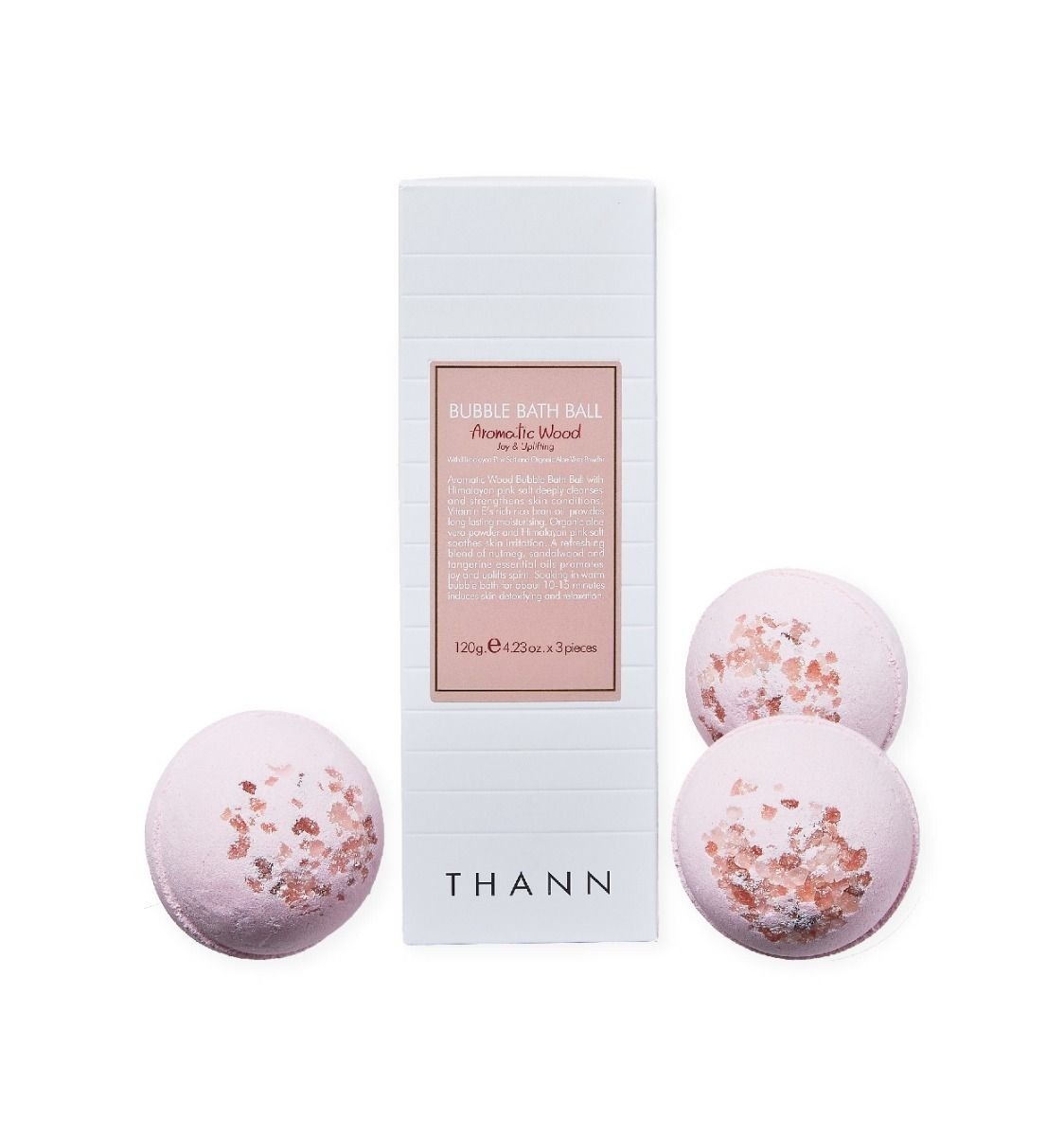 (2987)THANN天然香木浸浴球120g (3件裝)