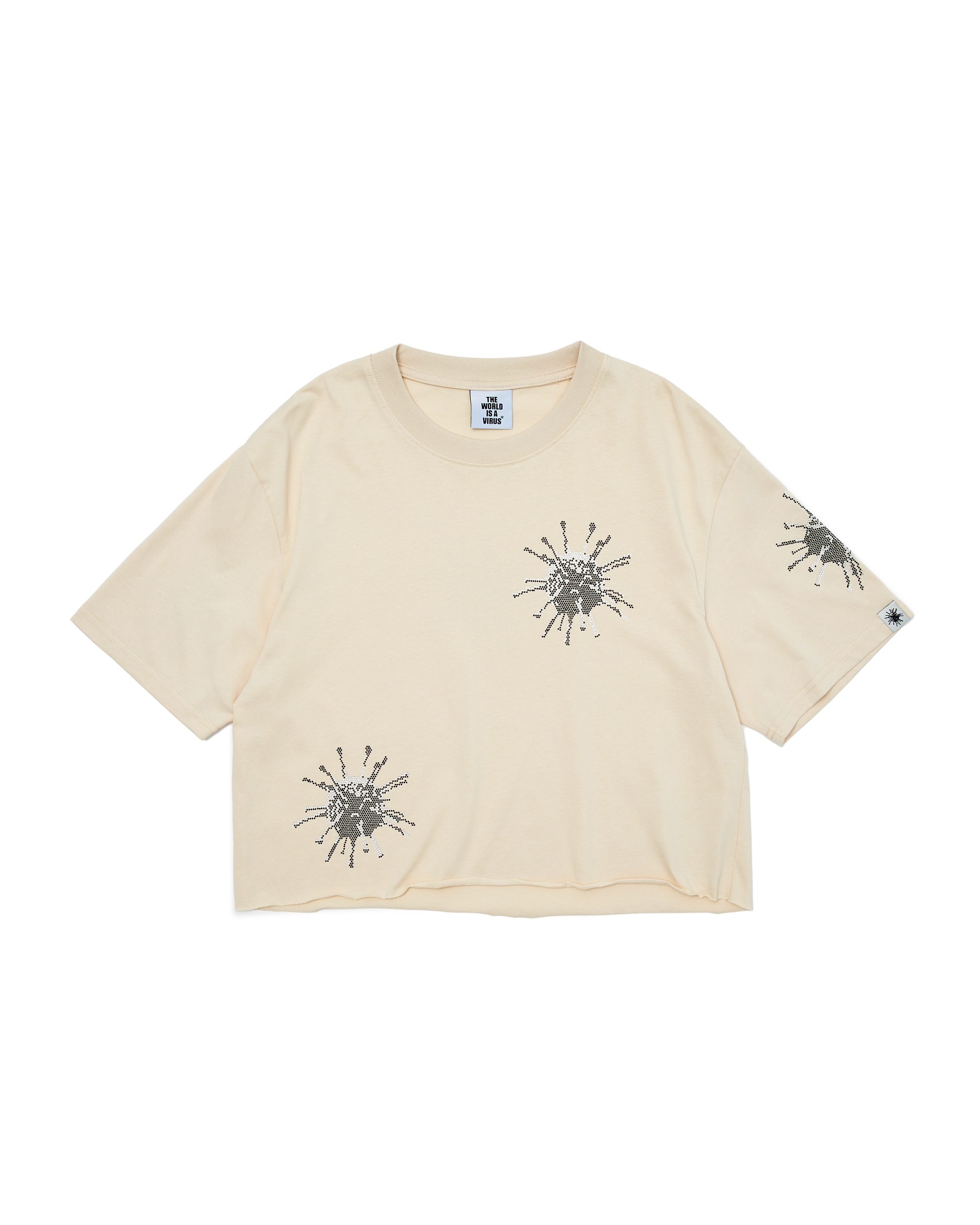 VIRUSWORLD 晶鑽病源短版TEE