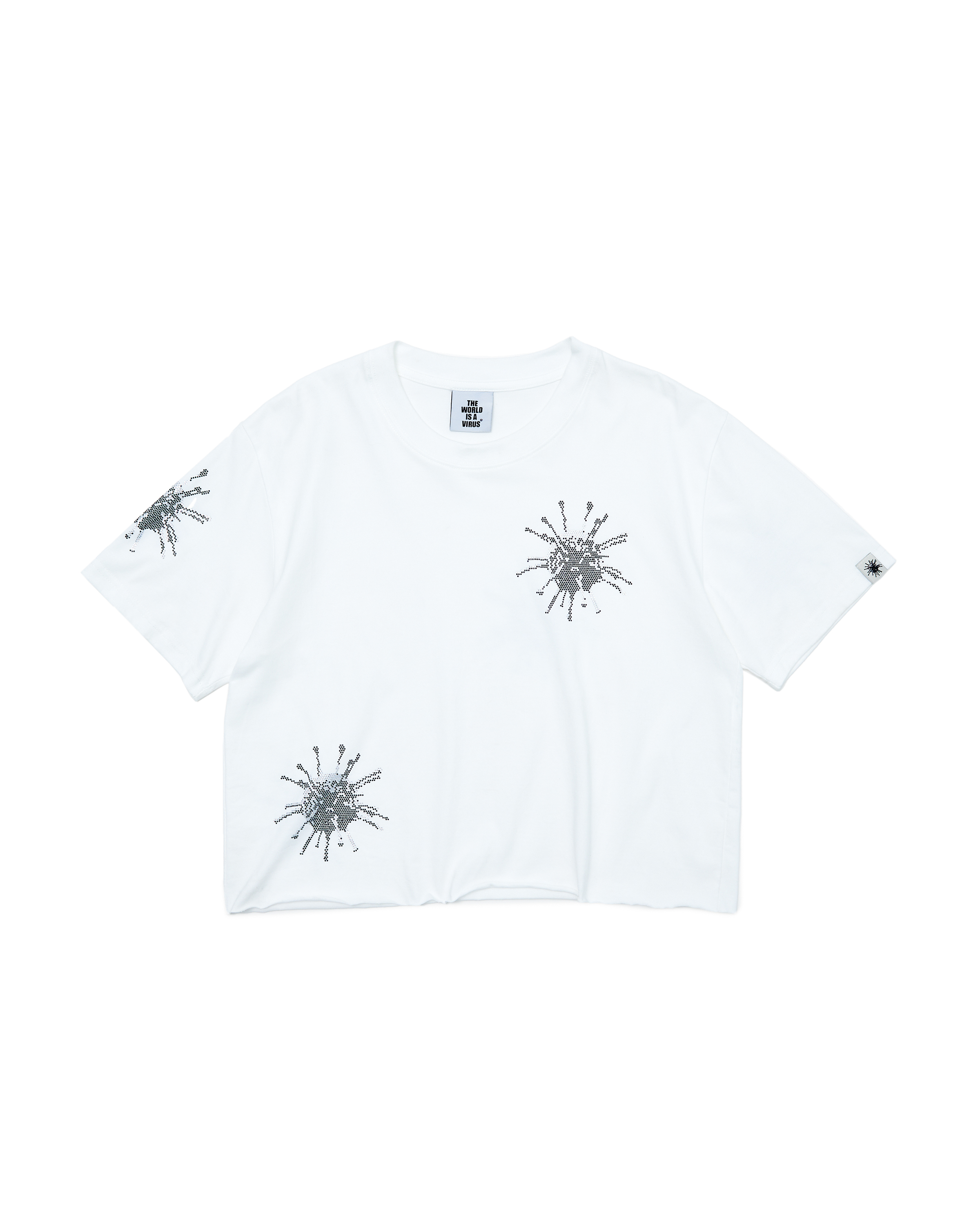 VIRUSWORLD 晶鑽病源短版TEE