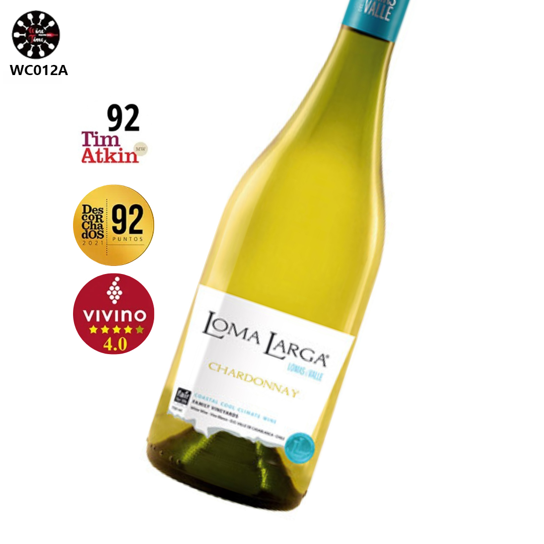 Loma Larga Chardonnay 2018｜Descorchados 92pts｜Vivino 4.0｜曾被Wine＆Spirits雜誌評為年度酒莊