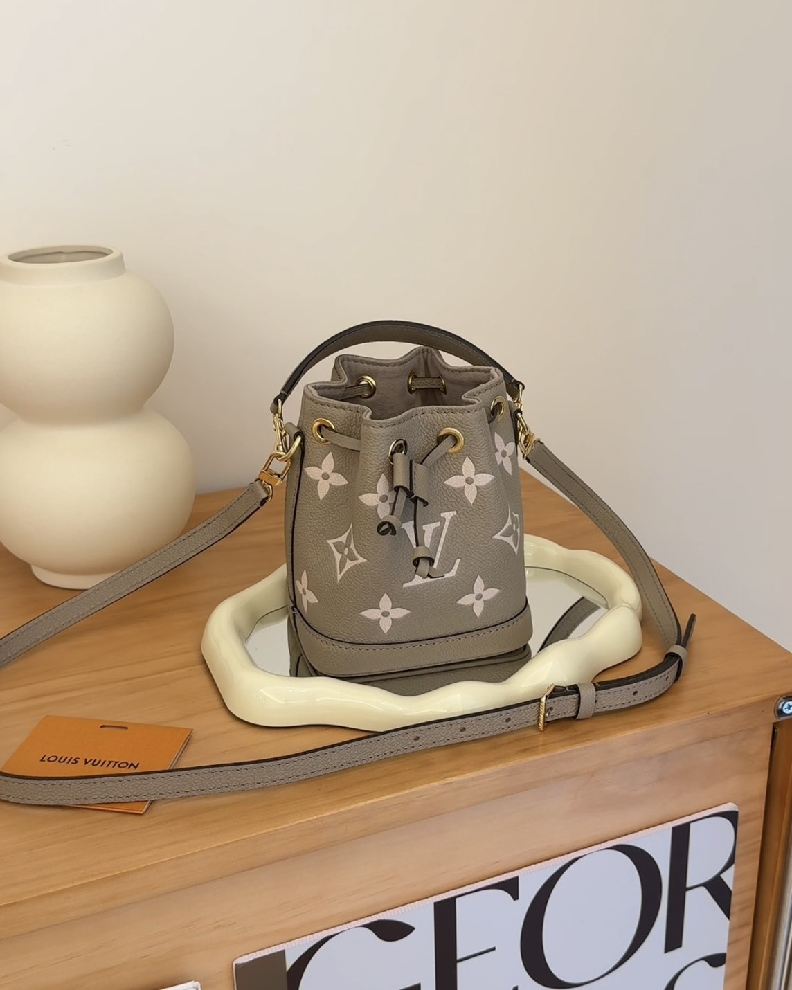 LV｜NANO NOE 水桶包 大象灰 M46291