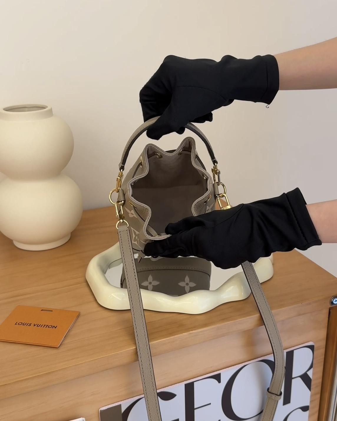 LV｜NANO NOE 水桶包 大象灰 M46291