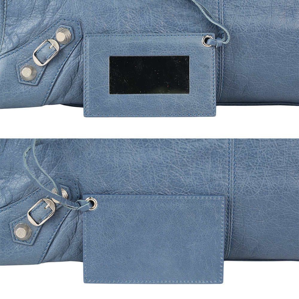 GIANT 12 WORK 銀釦手提機車包(牛仔藍) 285451 4230 G 538735