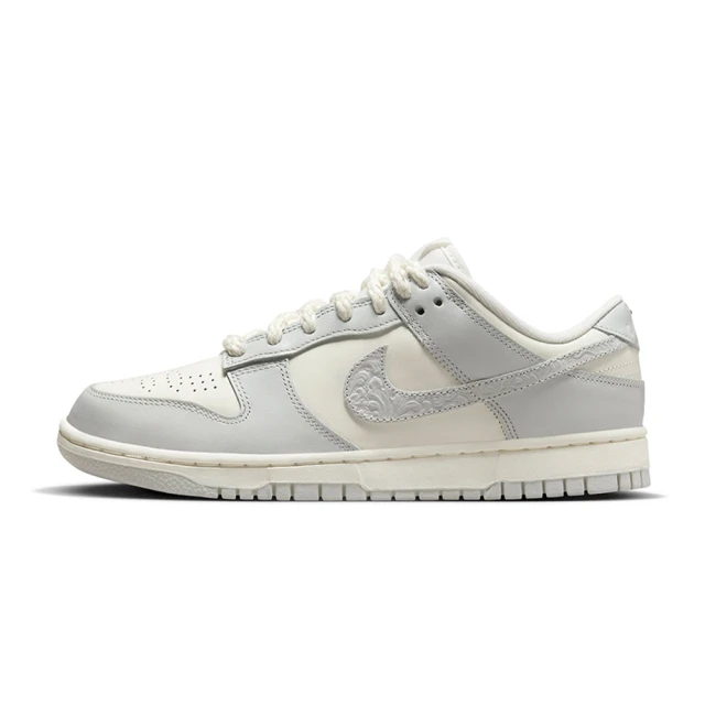 NIKE Dunk Low Needlework 女鞋 浮雕 灰 骨白 麻繩FJ4553-133