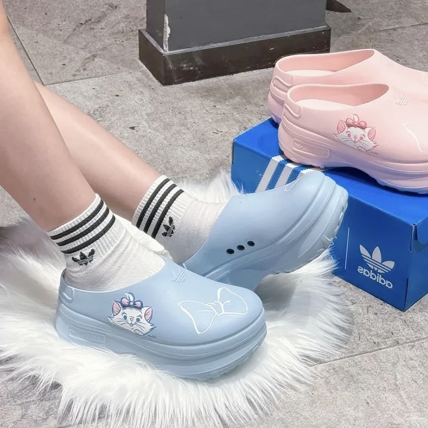 DISNEY 瑪麗貓 x ADIDAS ADIFOM STAN MULE FOCUS 包頭拖鞋 懶人鞋 聯名 JR4245