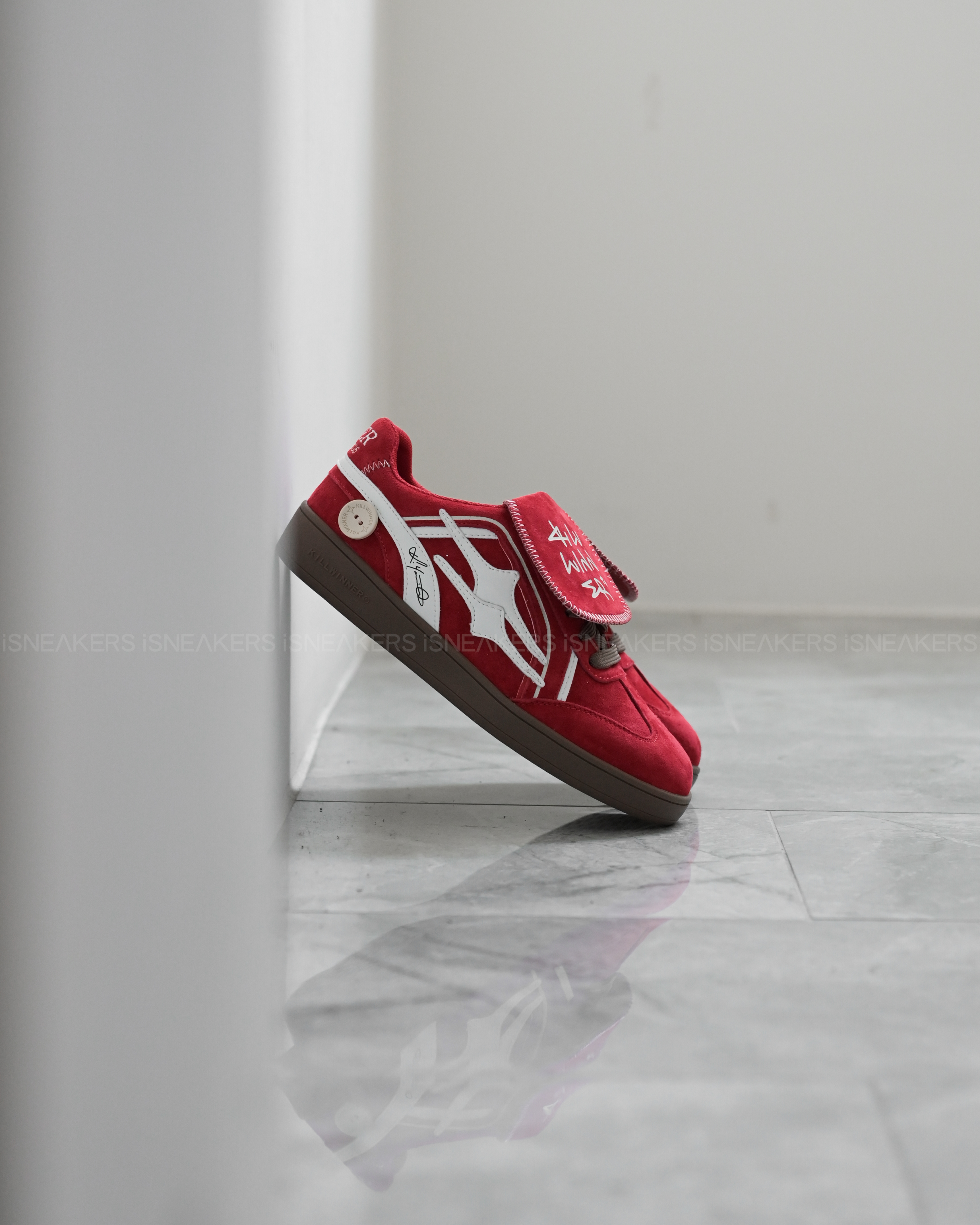 iSNEAKERS｜Killwinner 德訓鞋 麂皮紅絲絨 KWDX240201