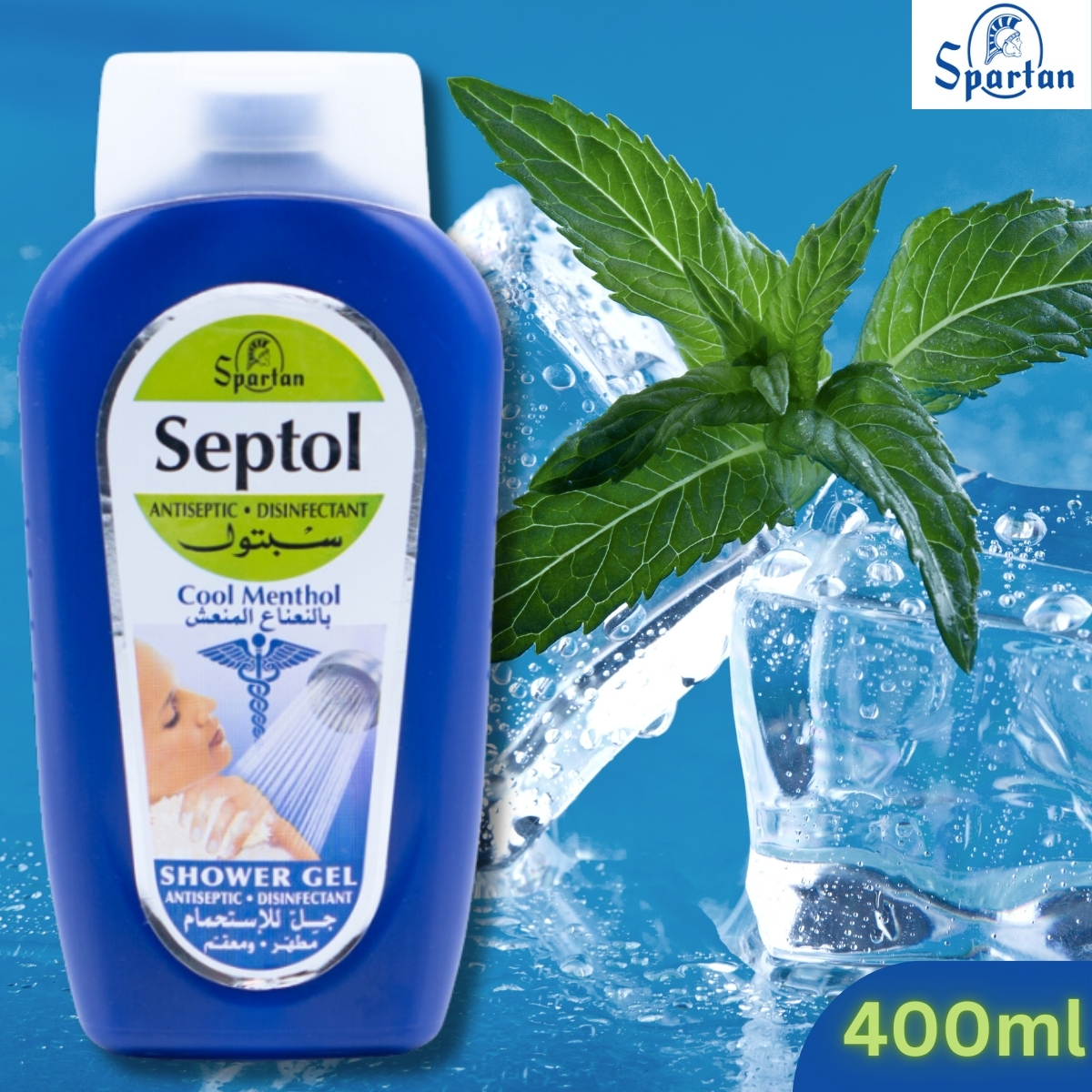 Spartan Septol 溫和親膚防菌沐浴露（400毫升）